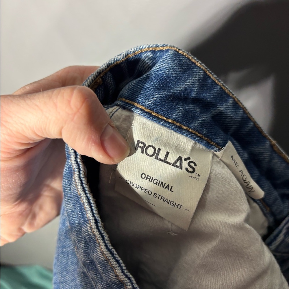 ROLLA’S Original Cropped Straight Jeans Women’s Size 27 - Picture 5 of 6